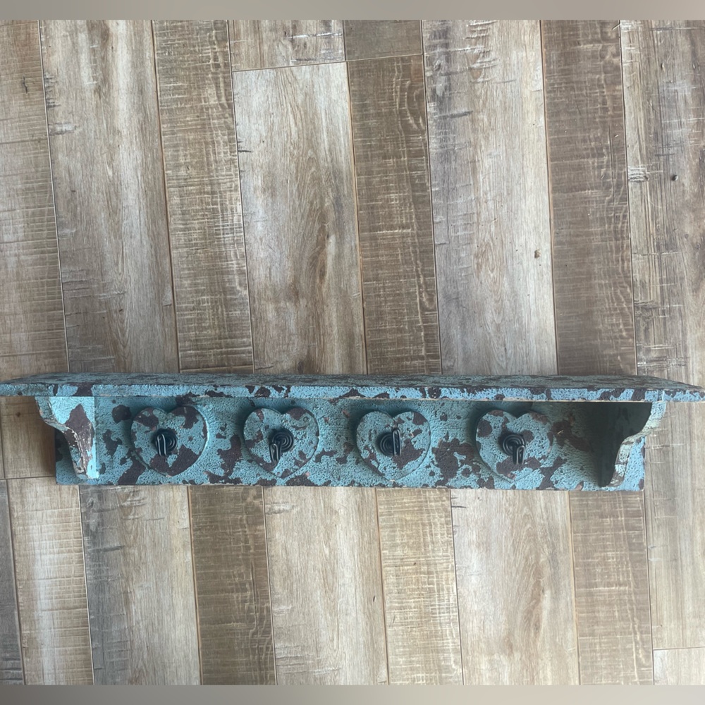 Rustic Wall-Mounted Coat Rack